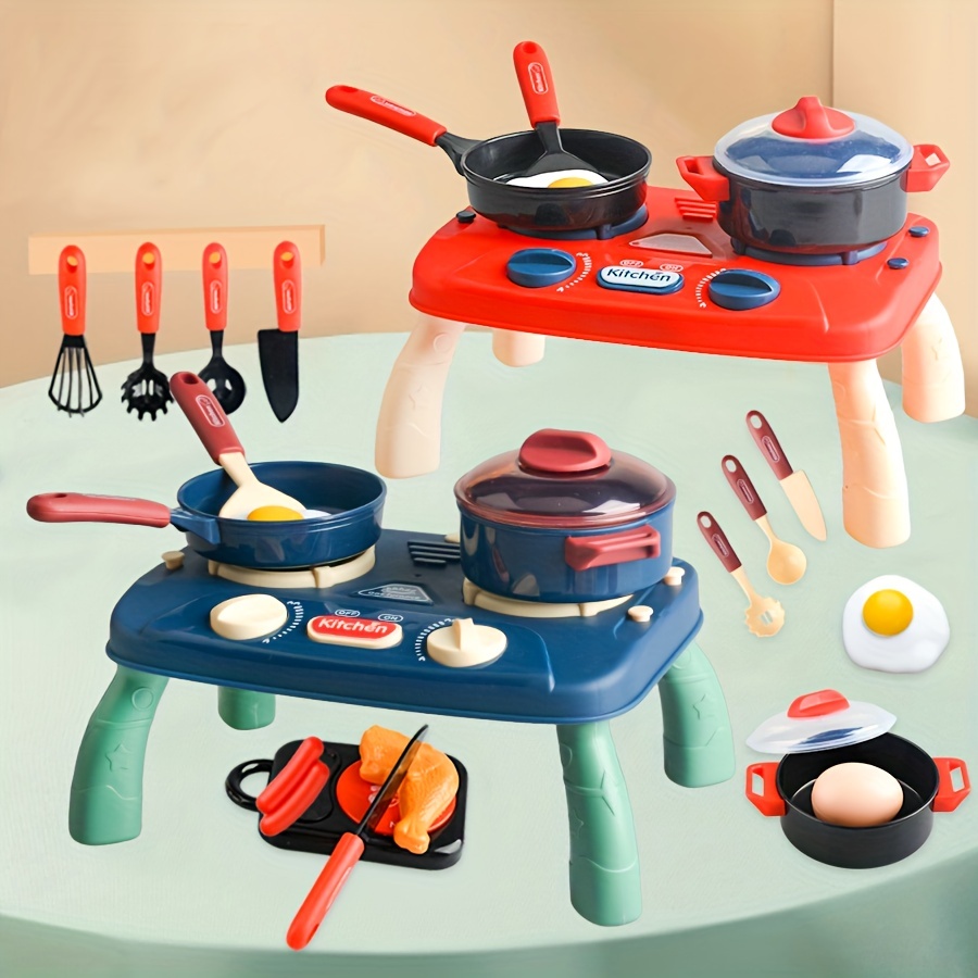 Toy Kitchen Accessories Play Pots And Pans Cooking Set - Temu