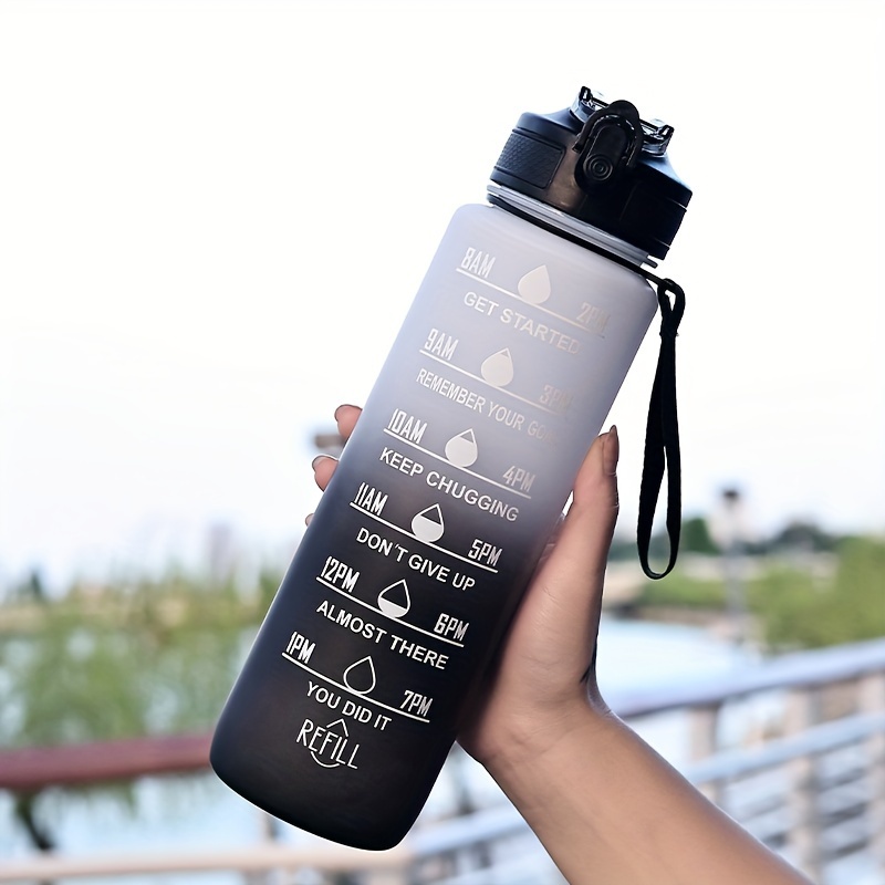 Generic 1 Litre Air Up Bottle Motivational Fitness Flip- Mug 32oz