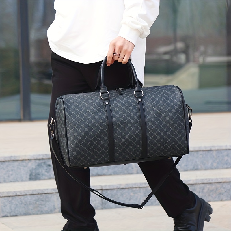 Louis Vuitton Monogram Men's Women's Small Travel Duffle Carryall