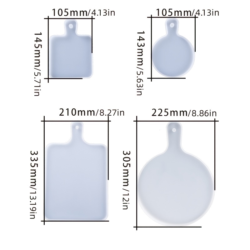 Resin Silicone Tray Molds Casting Mold For Epoxy Resin Diy - Temu