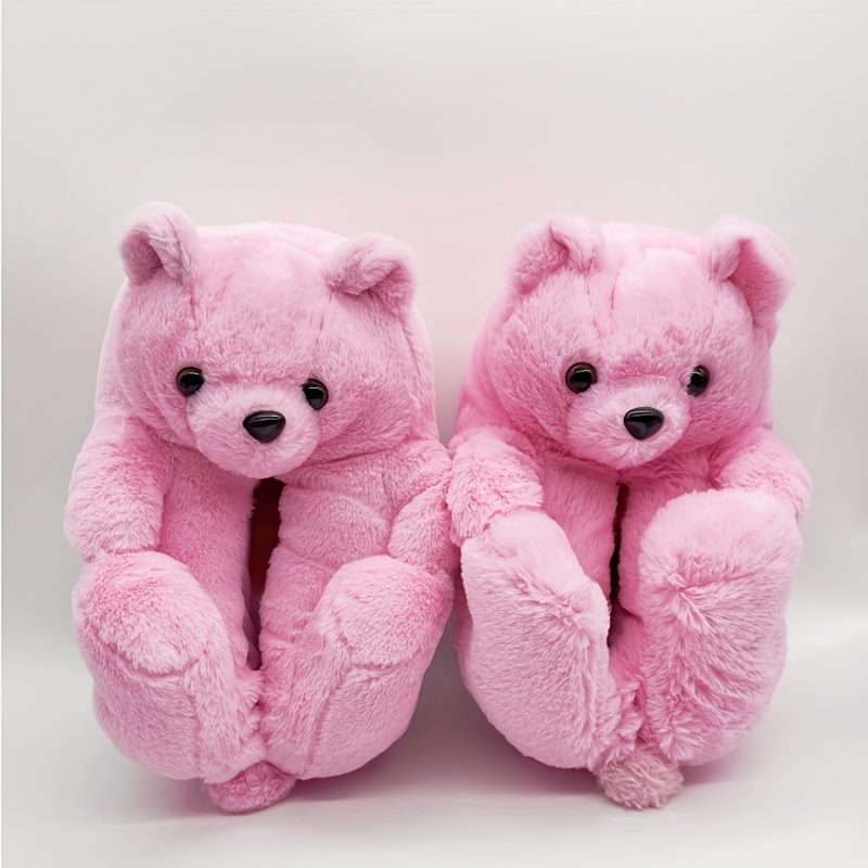 Anime Cozy Slides Bear Plush Comfy Slippers