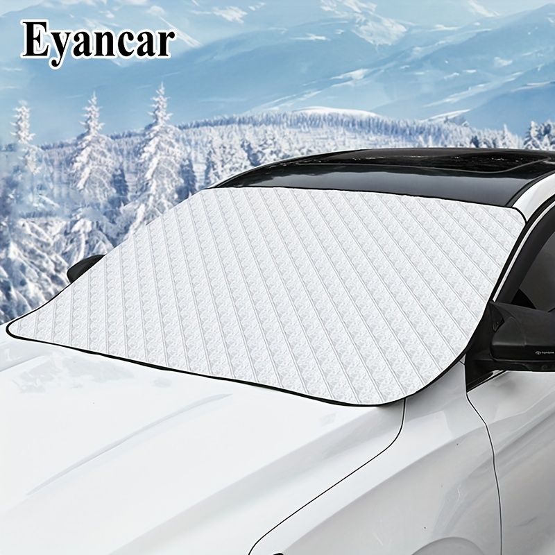 Beicarin Car Windshield Cover, Heavy Duty Ultra Thick Protective Windscreen  Cover - Snow Ice Frost Sun UV Dust Water Resistent - Pefect Fit for Cars