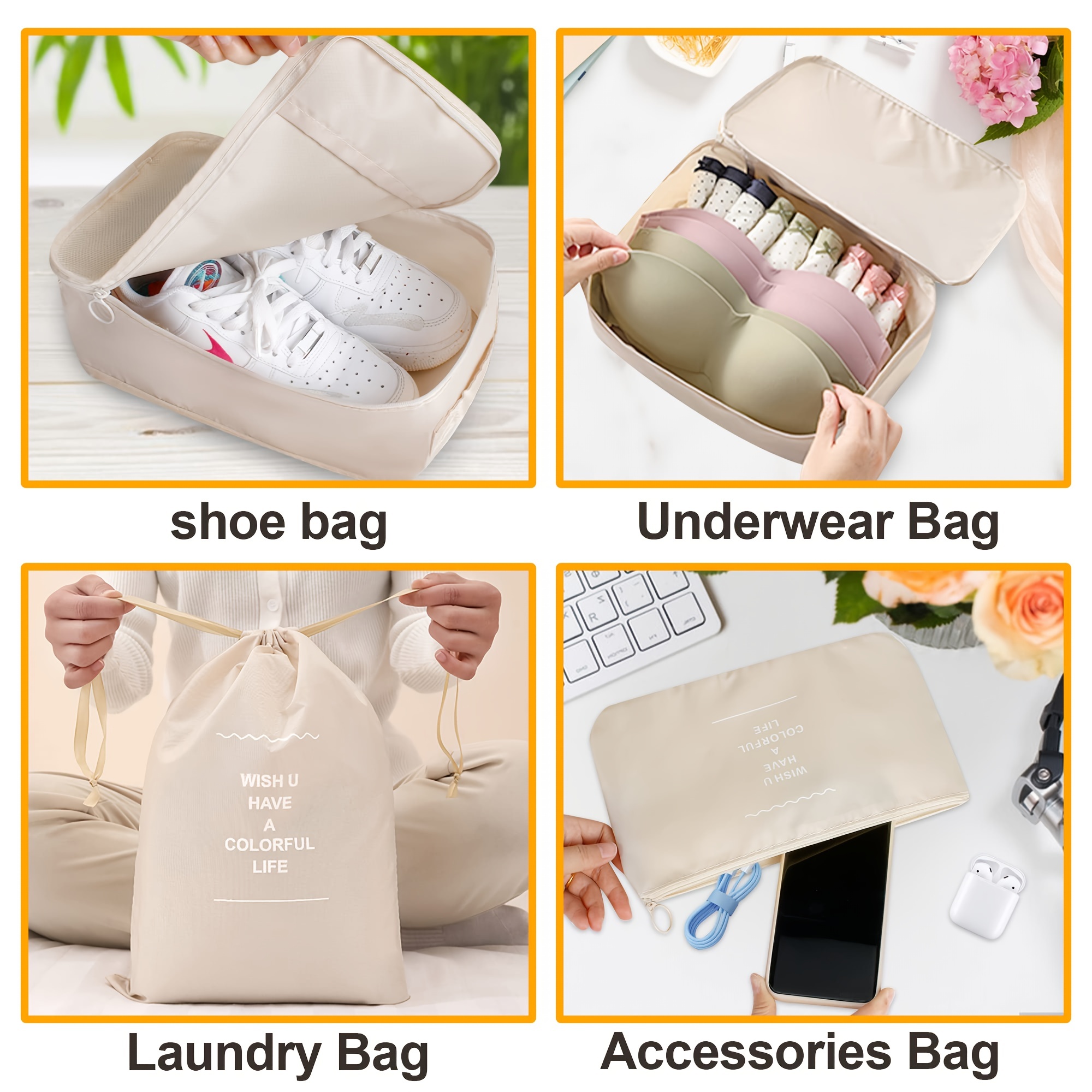 Accessories Storage Bag for Men Women Travel Underwear Organizer