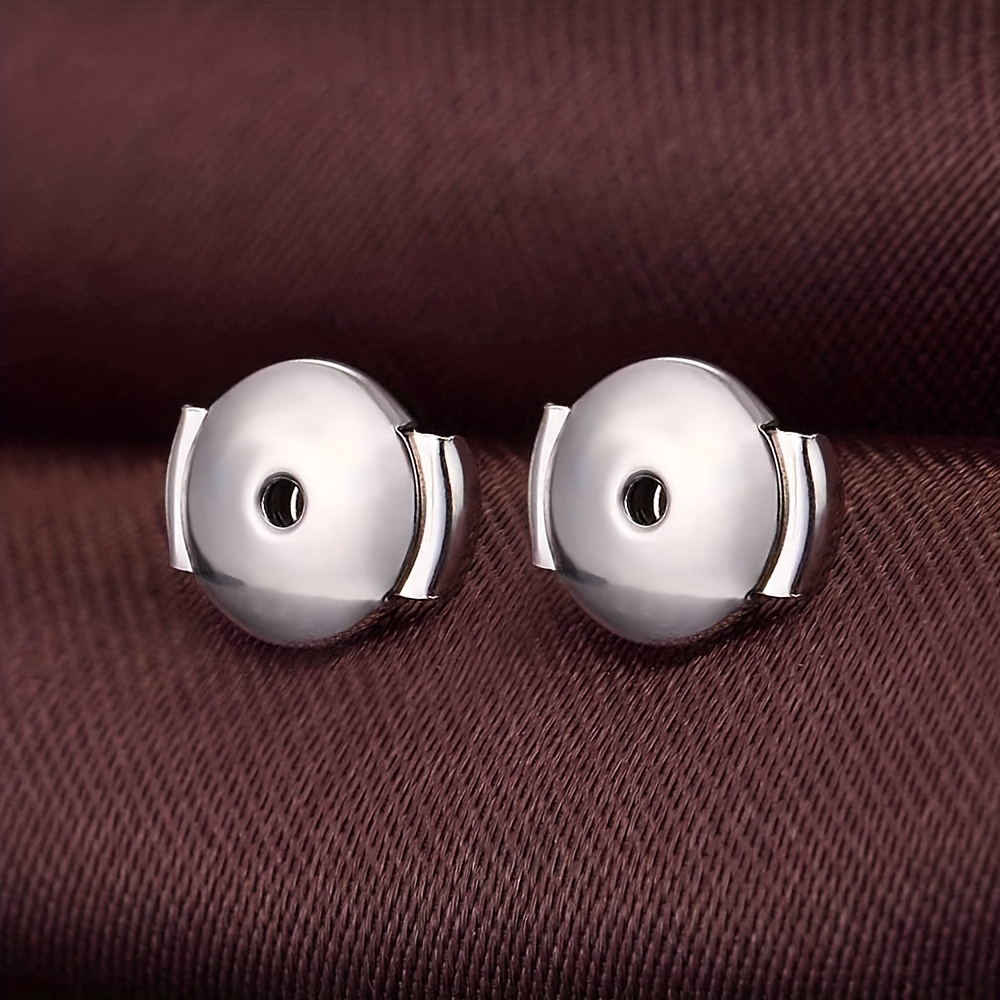 Locking Earring Backs For Studs, Stainless Steel Earrings Pin