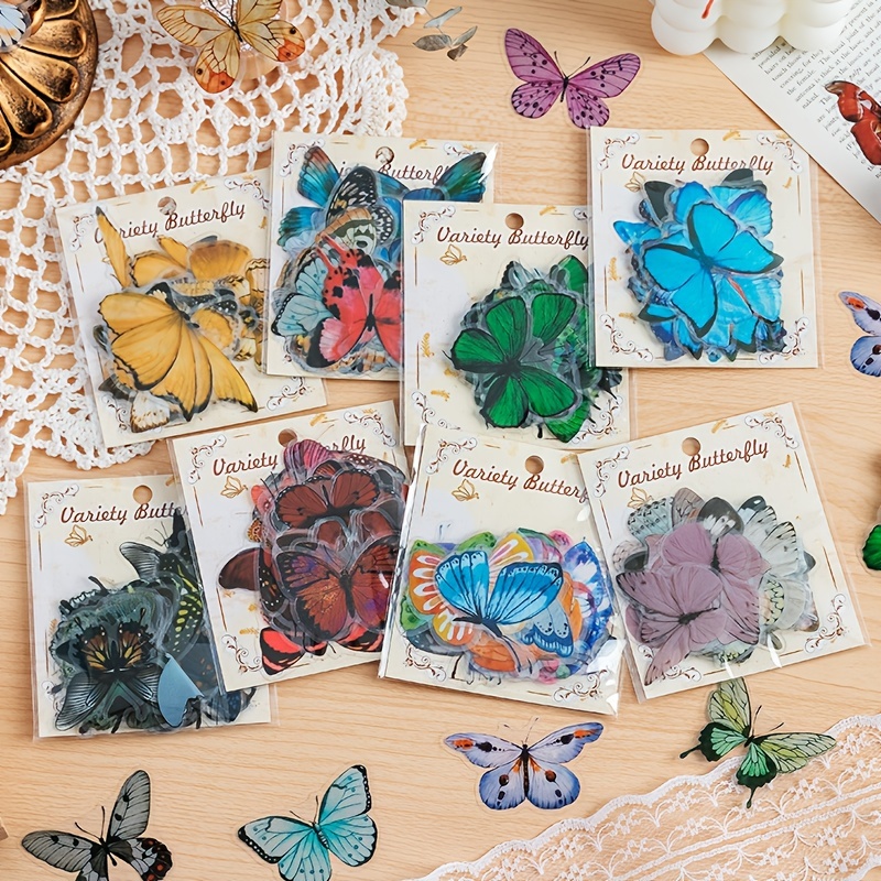 Vintage Butterflies Decorative Stickers