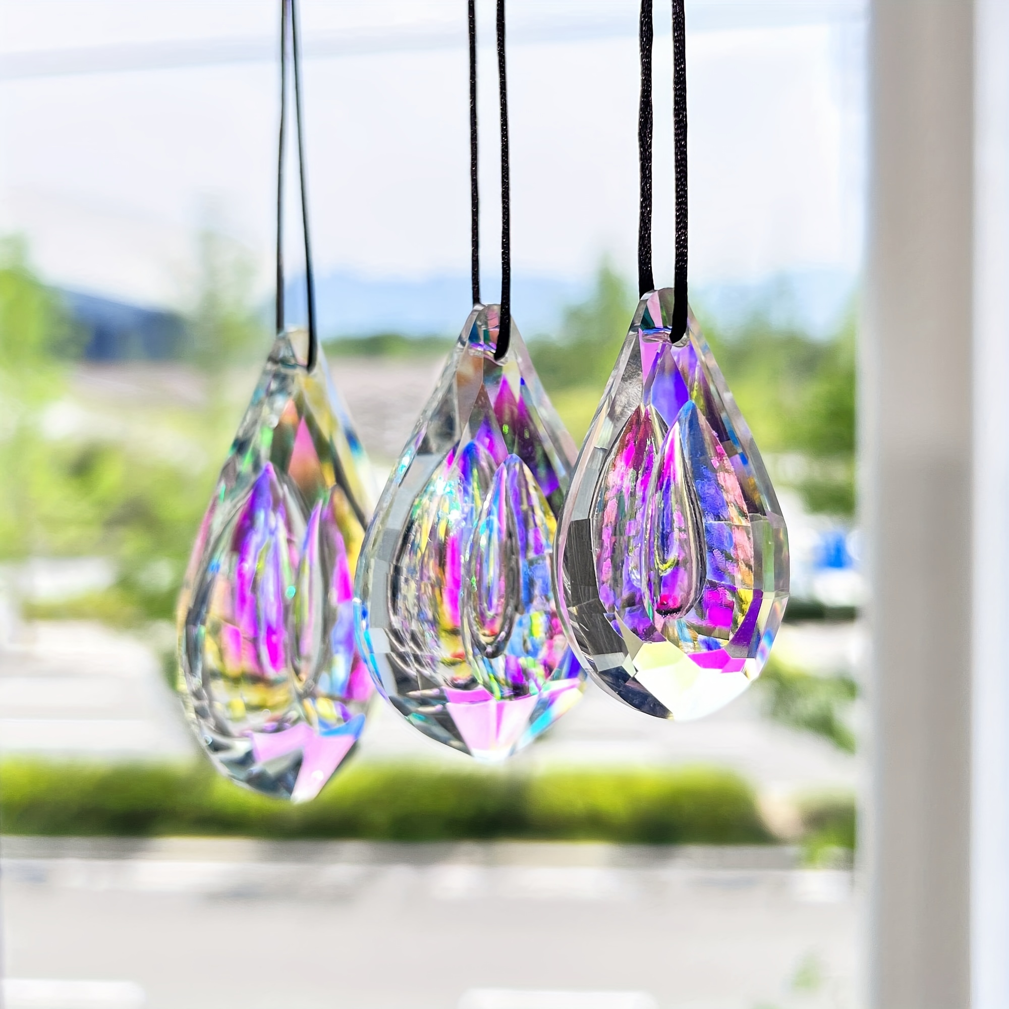 Crystal Suncatchers Colorful Hanging Sun Catchers Ball Prism - Temu