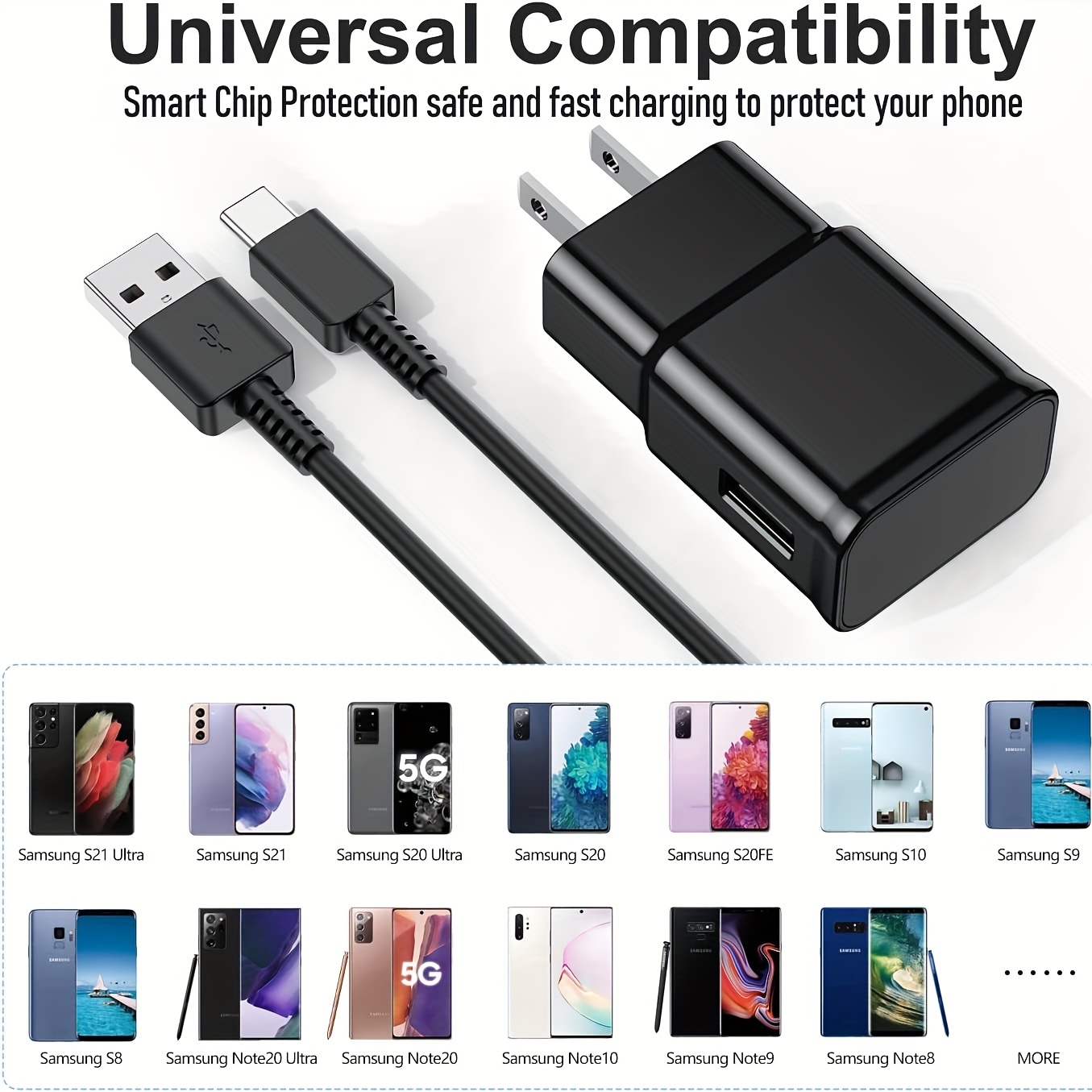 Cable USB-C USBC- pour SAMSUNG S22 5G - S22 ULTRA 5G - S21 FE 5G