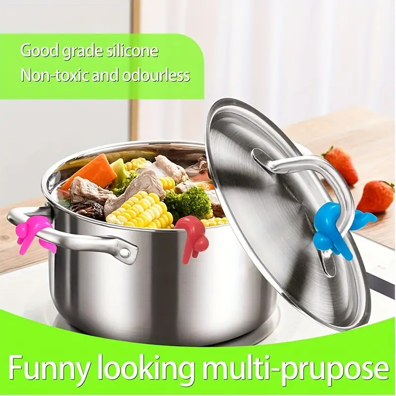 Spill-proof Lid Lifter For Soup Pot Kitchen Restaurant Tools