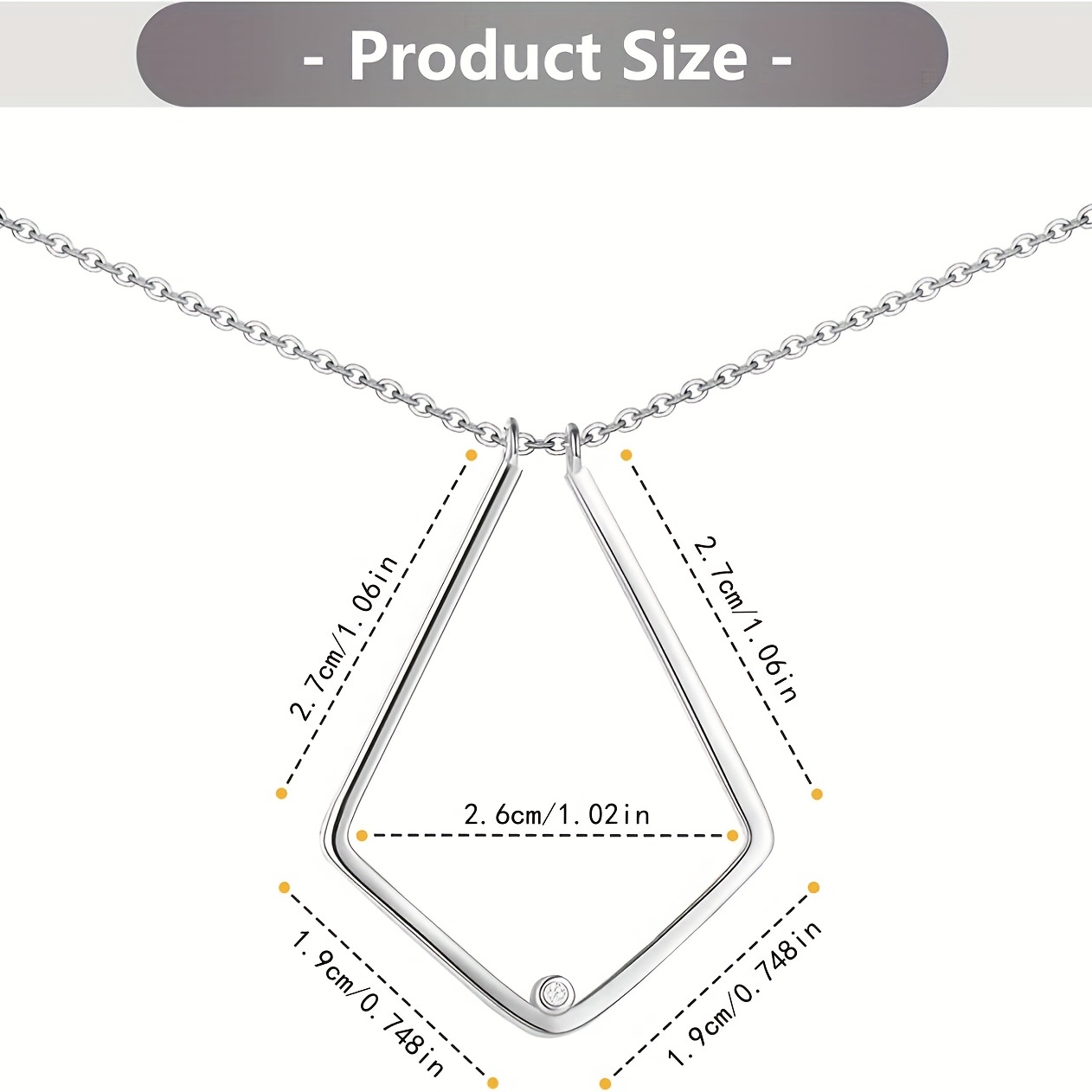 Geometric Ring Protector Necklace