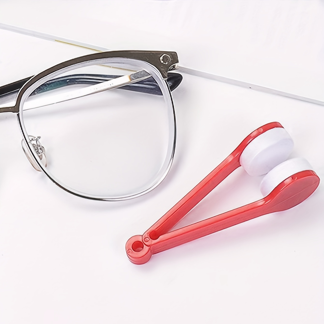 Portable Glasses Eraser Cleaning Brush Glasses Sheet Clip - Temu