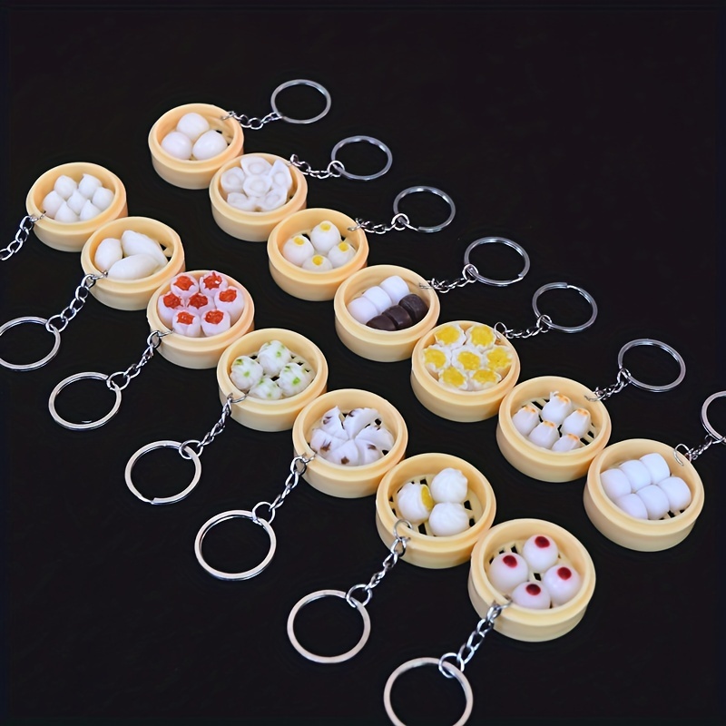 1pc Mini Bake Tools Keychain Cute Metal Key Ring Purse Handbag Car Charm  Phone Pendant, Gift For Children's Day