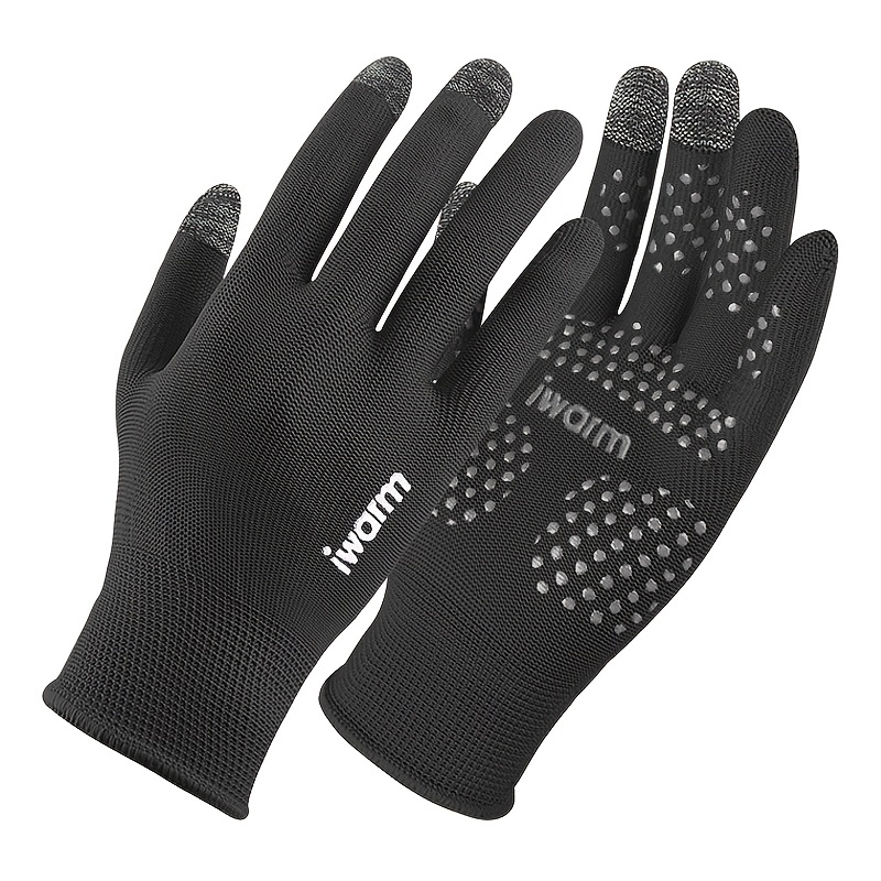 Sports Mittens Work Nylon Gloves Full Finger Gloves Riding Cycling Touch  Screen