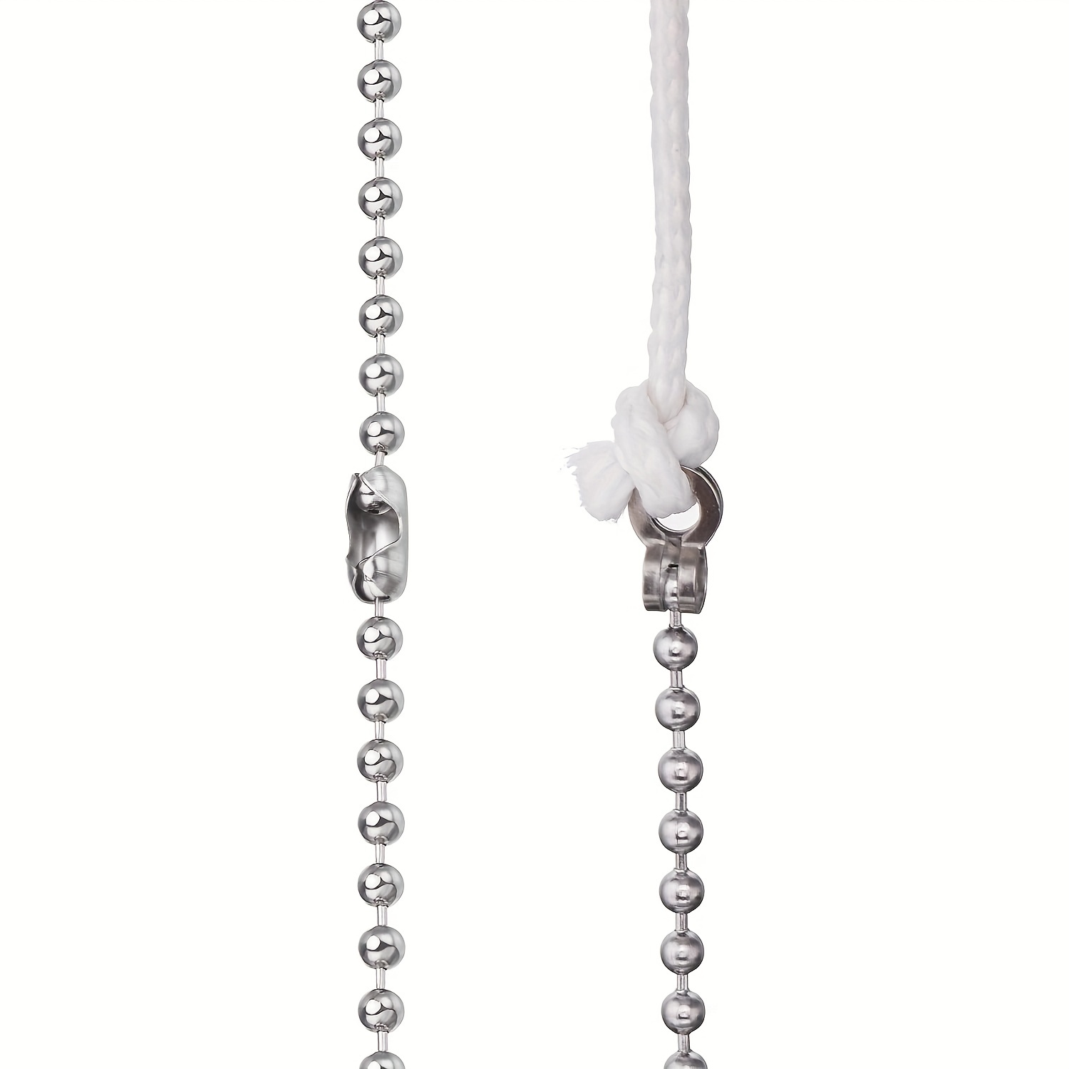 Steel Beaded Ball Pull Chain Extension Perfect For Ceiling - Temu