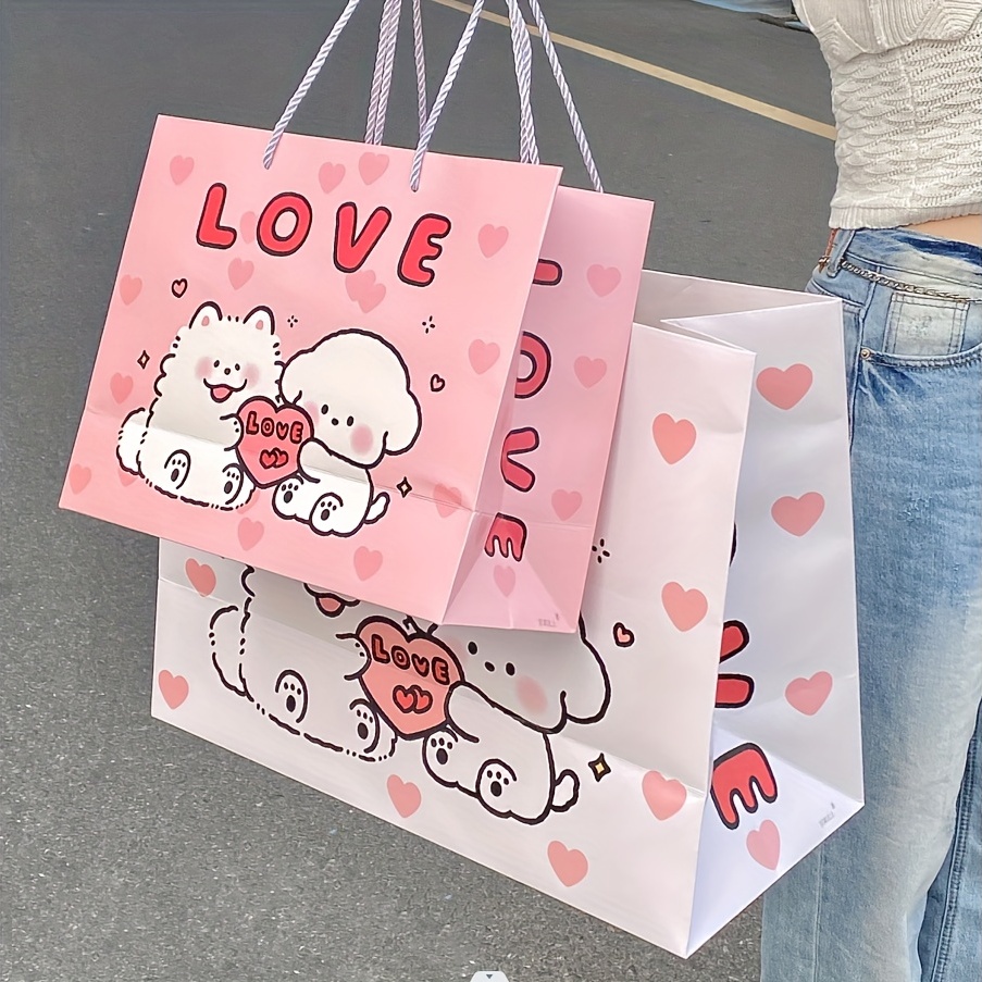8pcs/set Creative Festival Party Thanksgivng Gift Bags, Packaging Bags,  30*15*8cm
