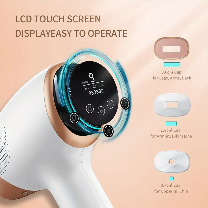 painless ipl hair removal device for women 999900 flashes remove hair on legs armpits back arms face bikini line at home treatment details 4