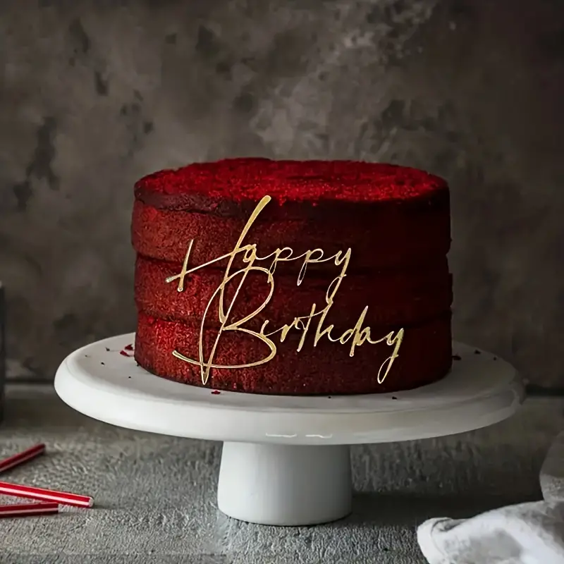 Topper torta di buon compleanno personalizzato Decorazioni per feste Decorazione  torta Celebrazioni di compleanno Riutilizzabile Decorazione festa -   Italia