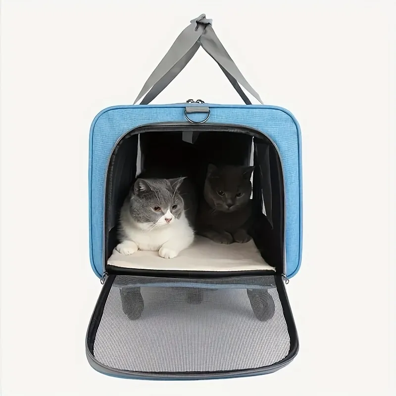 Breathable Pet Backpack With Detachable Wheels Large Capacity Travel Bag  For Dogs And Cats, High-quality & Affordable