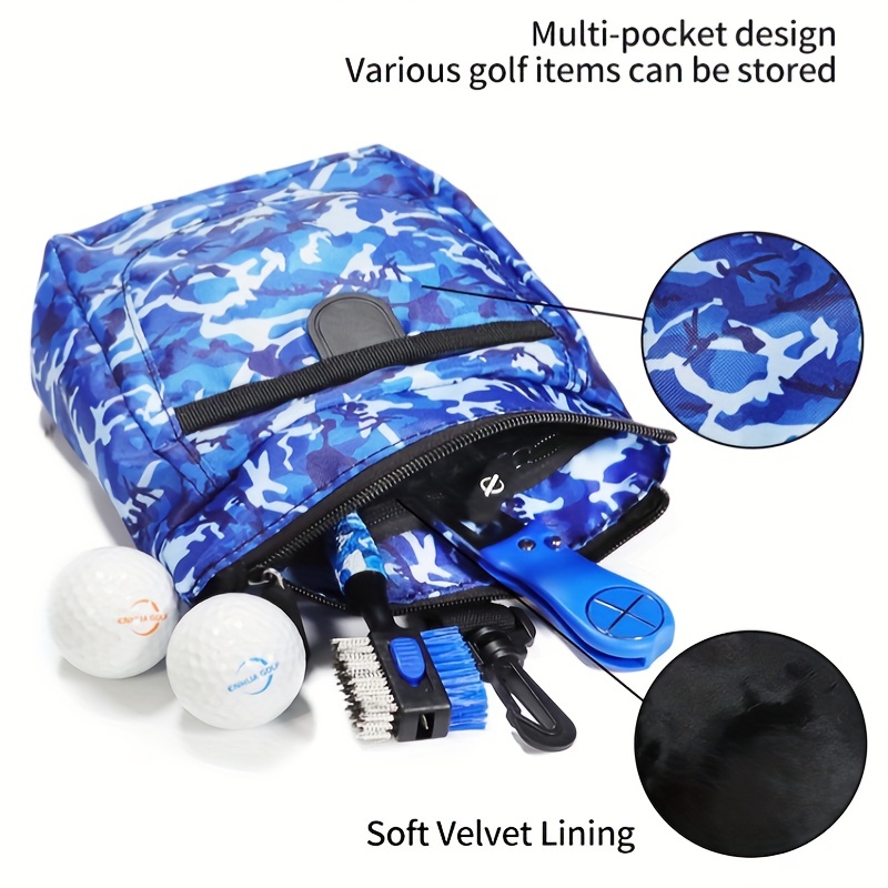 Golf Gift Set In Velour Bag
