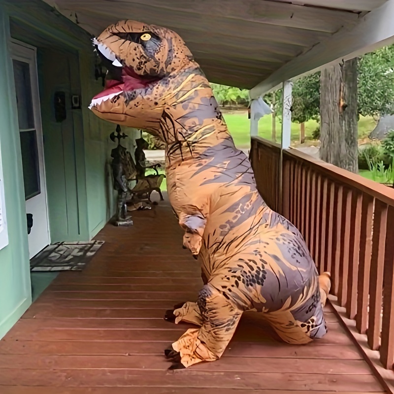 Festa Di Halloween, Costume Da Dinosauro Mascotte T-rex Cosplay