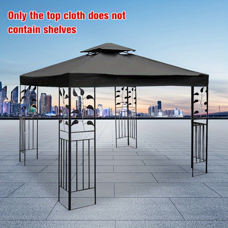 

1pc 420d Thickened Oxford Cloth Umbrella Cloth For Outdoor Shading, Rain Protection, Uv Protection, Sun Protection, Waterproof, Courtyard Side Hanging Umbrella, Sun Umbrella Top Cloth Without Frame
