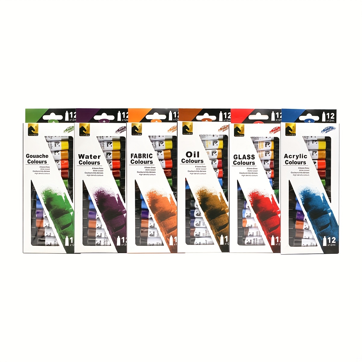 Professional Acrylic Paint 12colors Art Pigment Set perfect - Temu