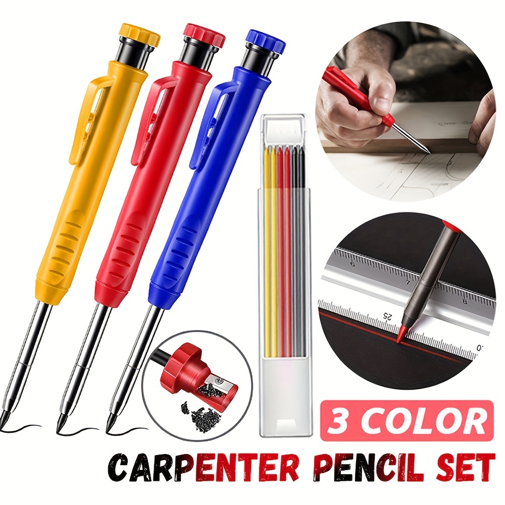 Carpenter's Retractable Lead Pencil