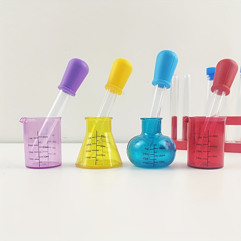 

Early Education Mini Measuring Cup Teaching Aids, Plastic Science Experiment Sensory Diy Educational Color Sensory Learning Toys