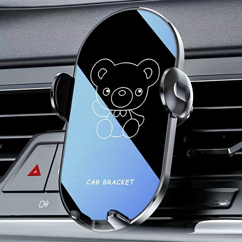 Car Phone Holder Cartoon Kawaii Cute Mobile Phone Holder Car - Temu