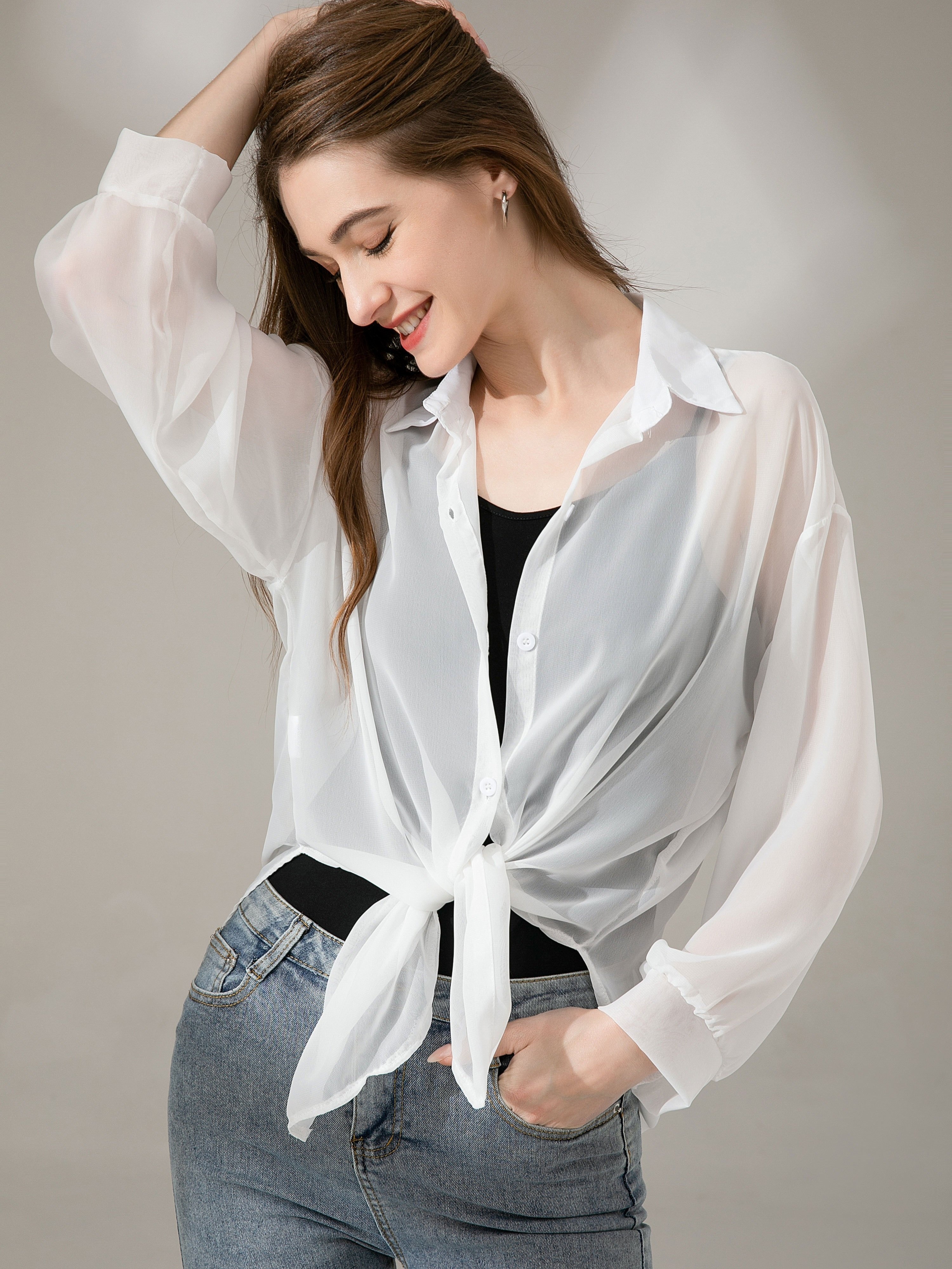 White summer hot sale blouse