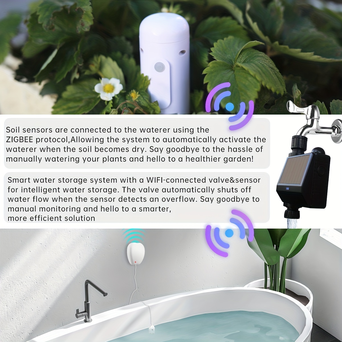 zigbee wireless soil moisture sensor intelligent