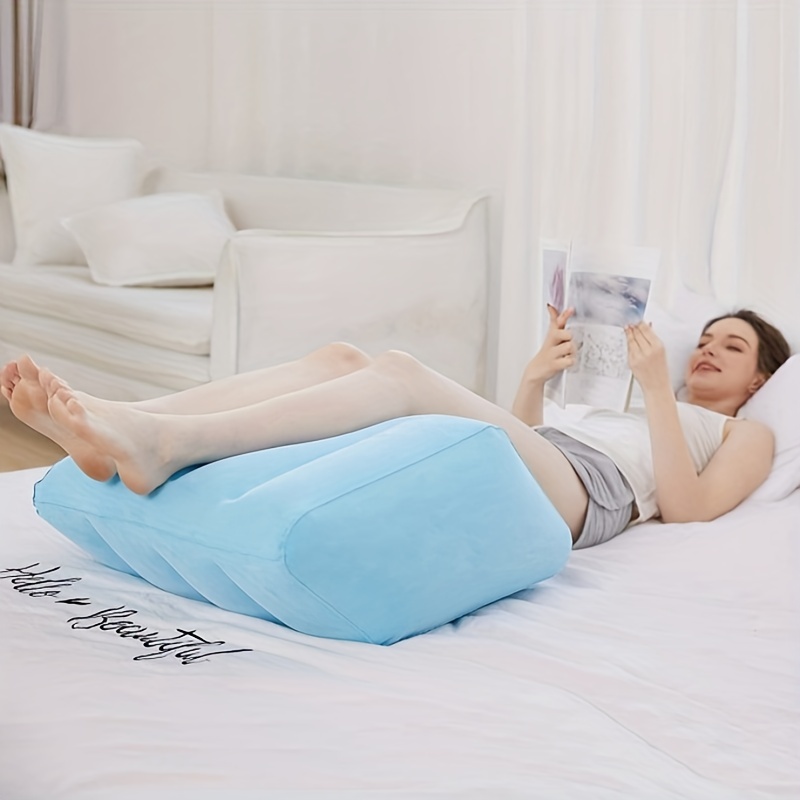 Inflatable Leg Elevation Pillows, Wedge Pillow Leg Positioner Pillows  Elevating Leg to Reduce Leg Elevation Pillow,Suitable for
