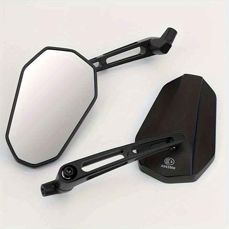 2pcs Modificado Universal Motocicleta Scooter Eléctrico Espejo Retrovisor  Lente Curva Gran Vista Espejo Convexo Espejo Retrovisor De Aleación De  Aluminio - Automotriz - Temu