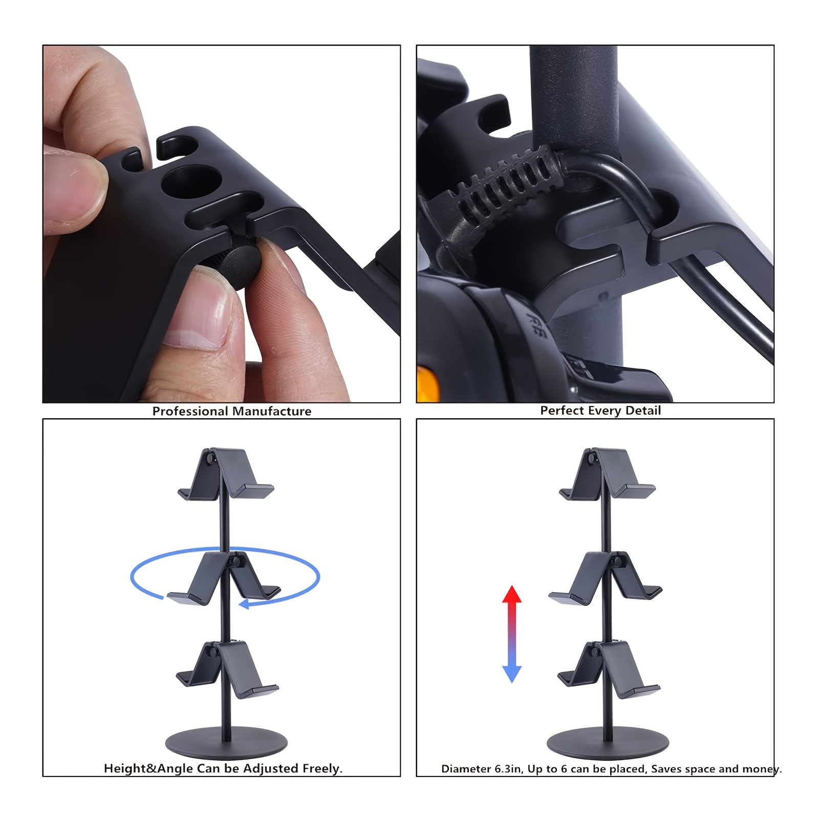 Universal 3 Tier Controller Holder And Headset Stand For - Temu