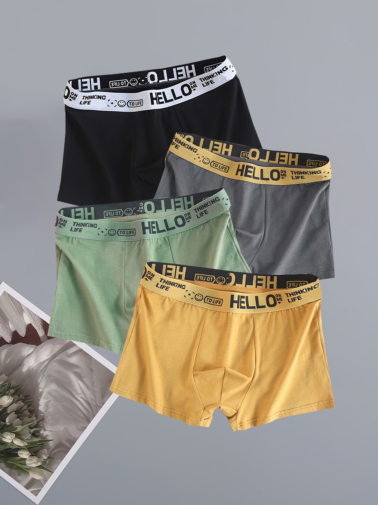 Men's Underwear Boxer Briefs Comfortable Breathable Boxers - Temu United  Arab Emirates