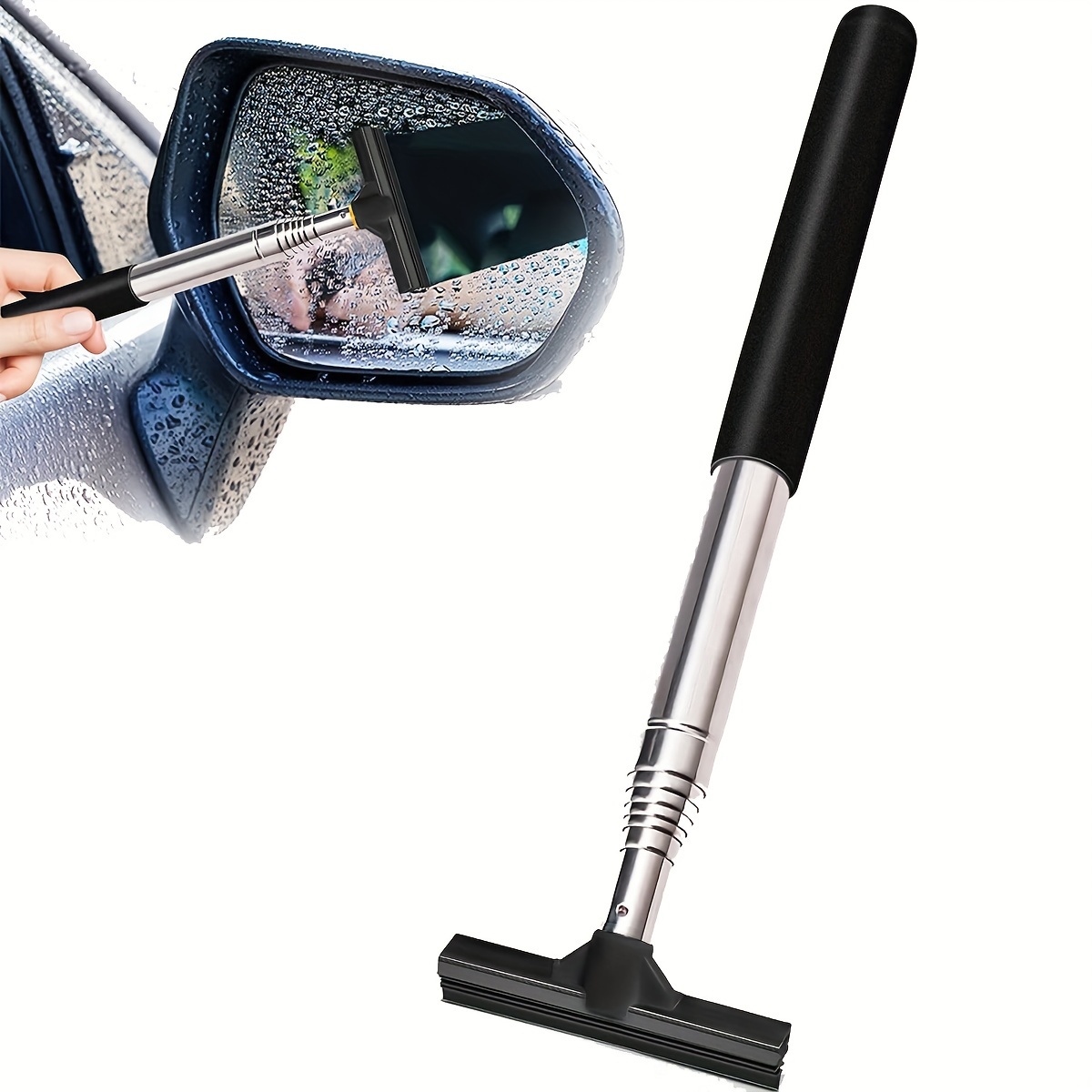 Windshield Squeegee for Car Windows Rearview Mirror Wiper