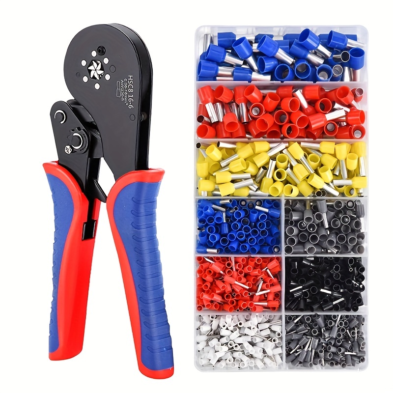 Wire Ferrule Crimping Tools Tube Terminal Crimping Pliers HSC8 6-4  0.25-10mm²/6-6 0.25-6mm² Electrician Fixtures Wire Tips