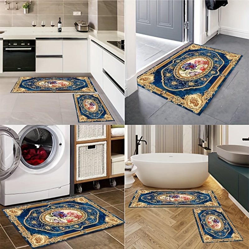 Boho Anti Fatigue Kitchen Rugs, Vintage Absorbent Non Slip Cushioned Rugs,  Stain Resistant Waterproof Floor Mat, Comfort Standing Mats, Living Room  Bedroom Bathroom Kitchen Sink Laundry Office Area Rugs Runner, Home Decor 