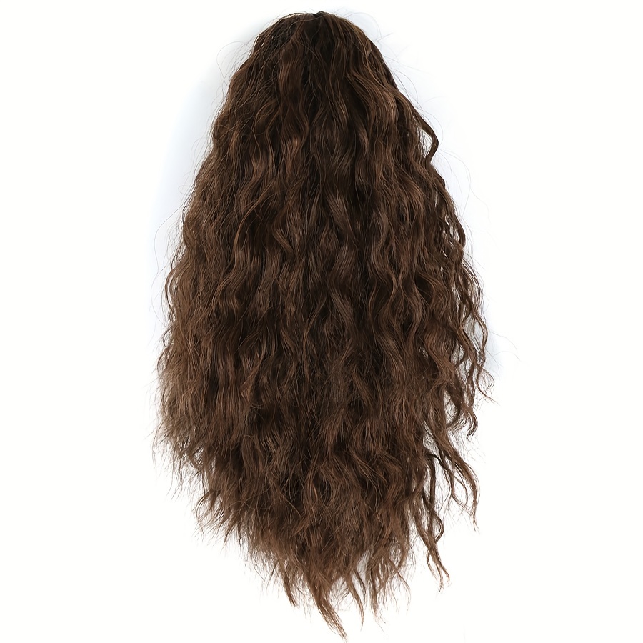 Medium Long Curly Wavy Ponytail Extensions