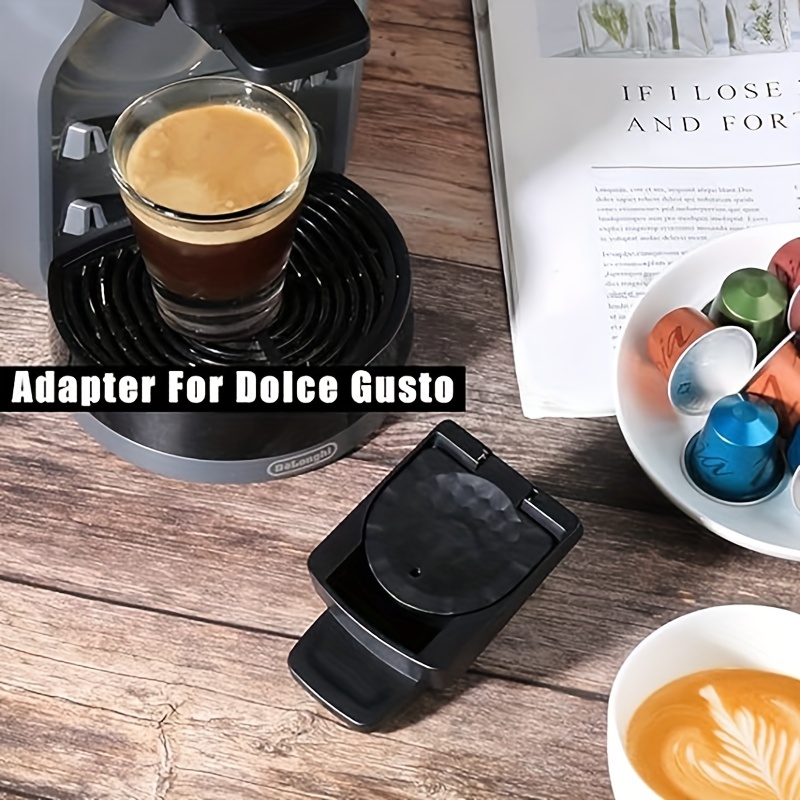 Reusable Capsule Adapter For Convert Nespresso Capsules to Dolce Gusto  Holder