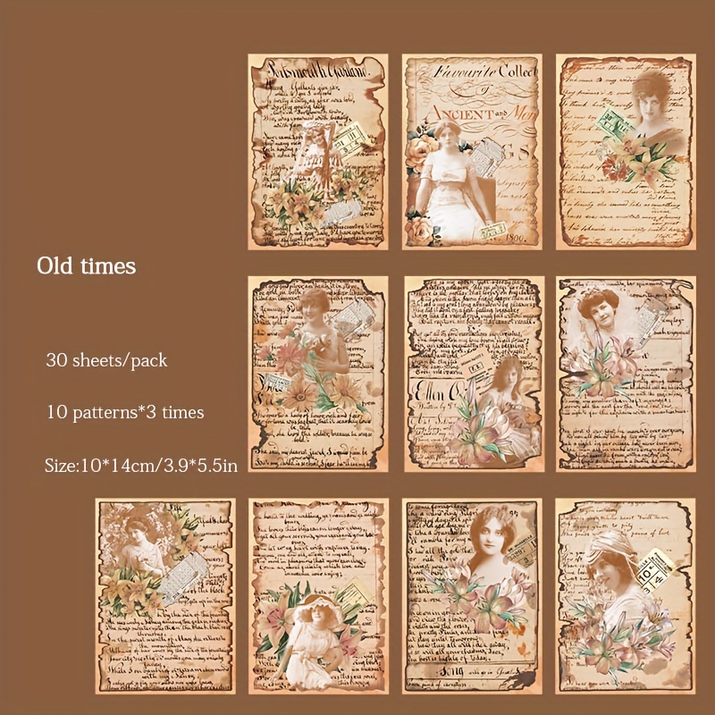 Vintage 1930's Scrapbook 30 Sheets And 75 Loose Recipes And