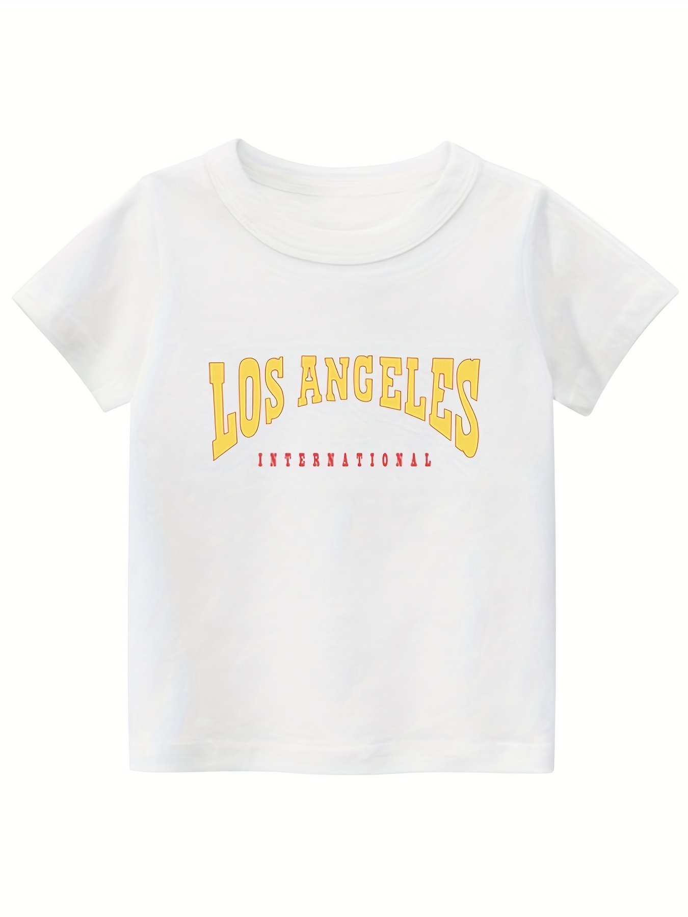 Printed Graphic T-shirt - White/Los Angeles - Kids