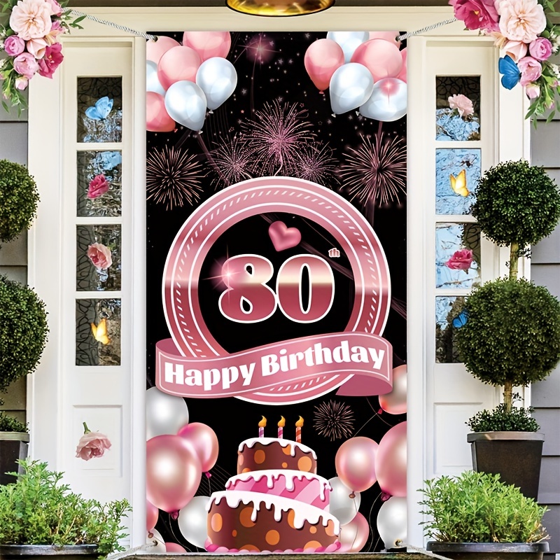 80th birthday decoration ideas