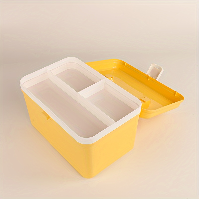 Large Capacity Layered Storage Box Portable Plastic Storage - Temu Australia