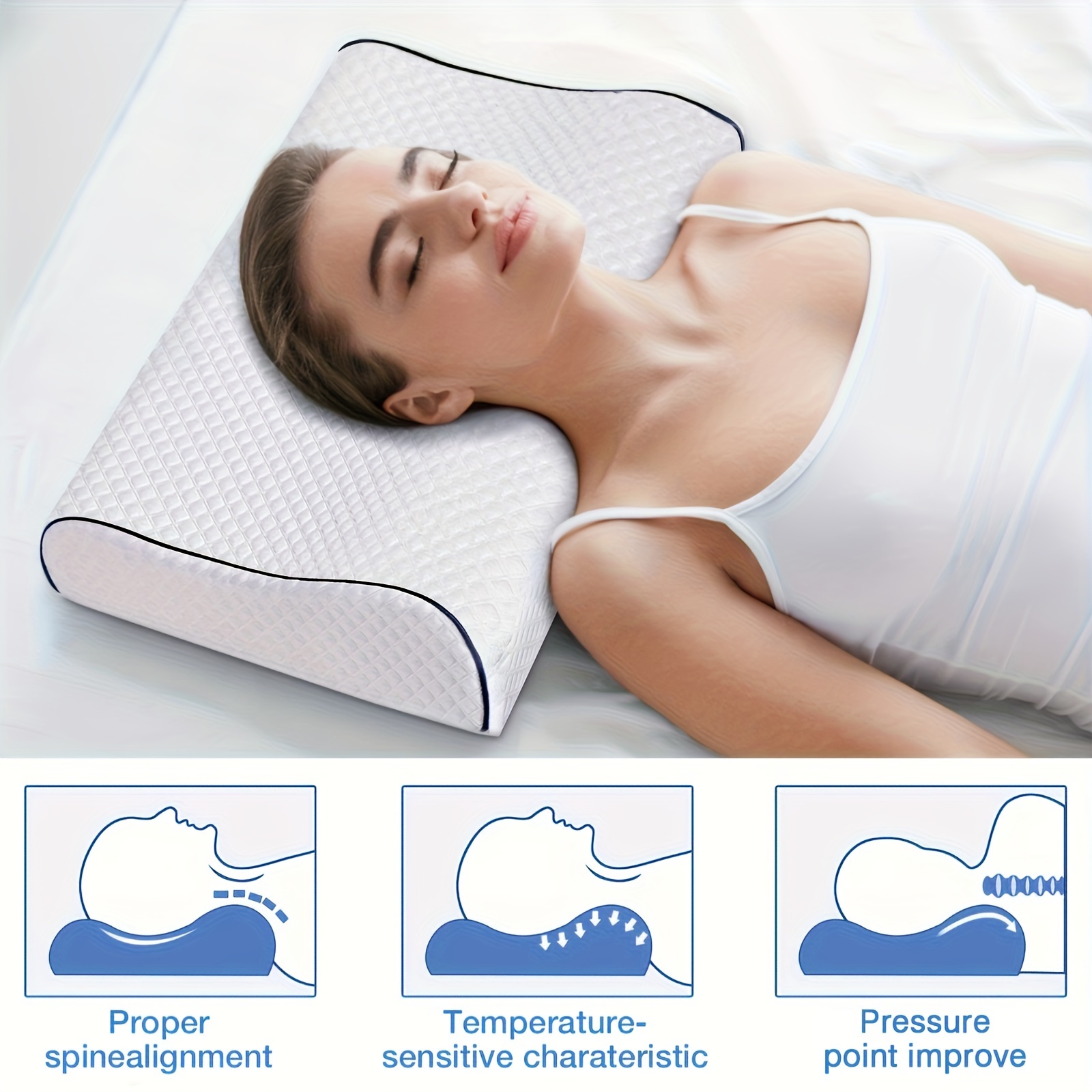 Foam Pillows - Free Shipping For New Users - Temu Austria