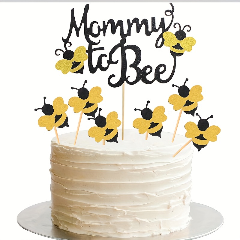 Mommy To Bee Bee Cake Topper Swab Maternity Party Decoration - Temu