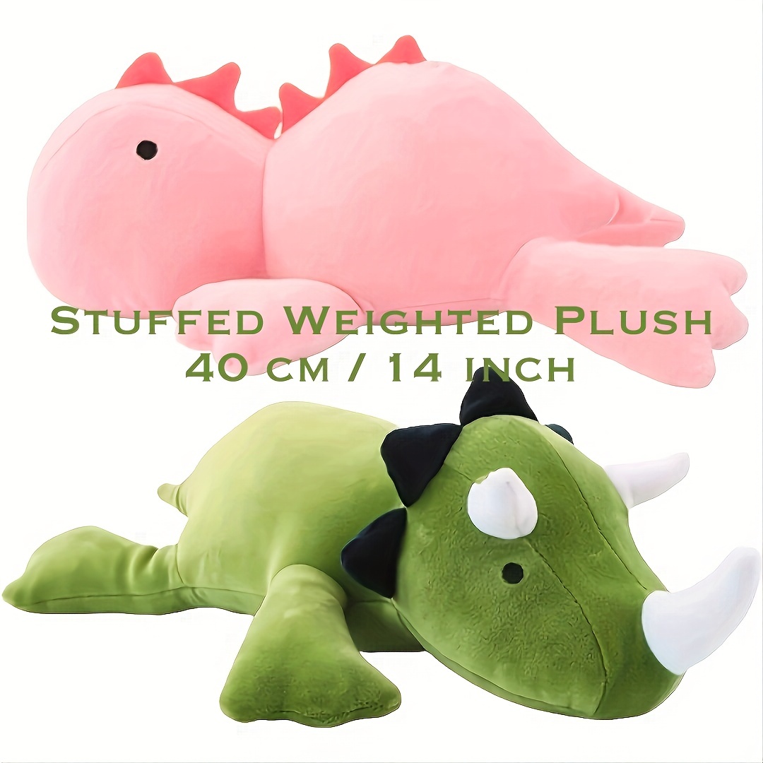 Weighted Stuffed Dragon, 16 Inches, Super Soft Plush, Anxiety Plushie, Therapy Plushie 3 lb