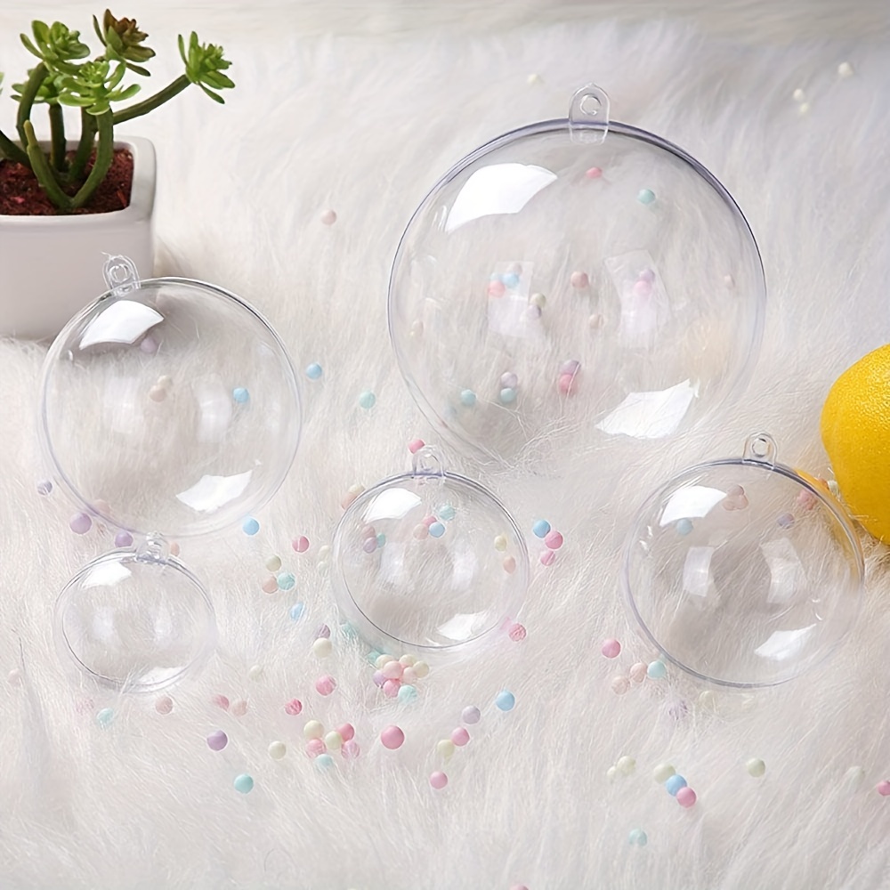 Fillable Clear Plastic Balls With Decorations(8 Styles