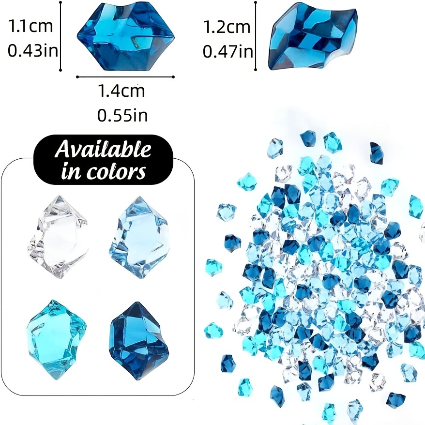 Dropship Premium Multicolored Fake Crushed Ice Rocks; Fake Diamonds Plastic  Ice Cubes Acrylic Clear Ice Rock Diamond Crystals Fake Ice Cubes Gems For  Decoration Wedding Display Vase Fillers to Sell Online at
