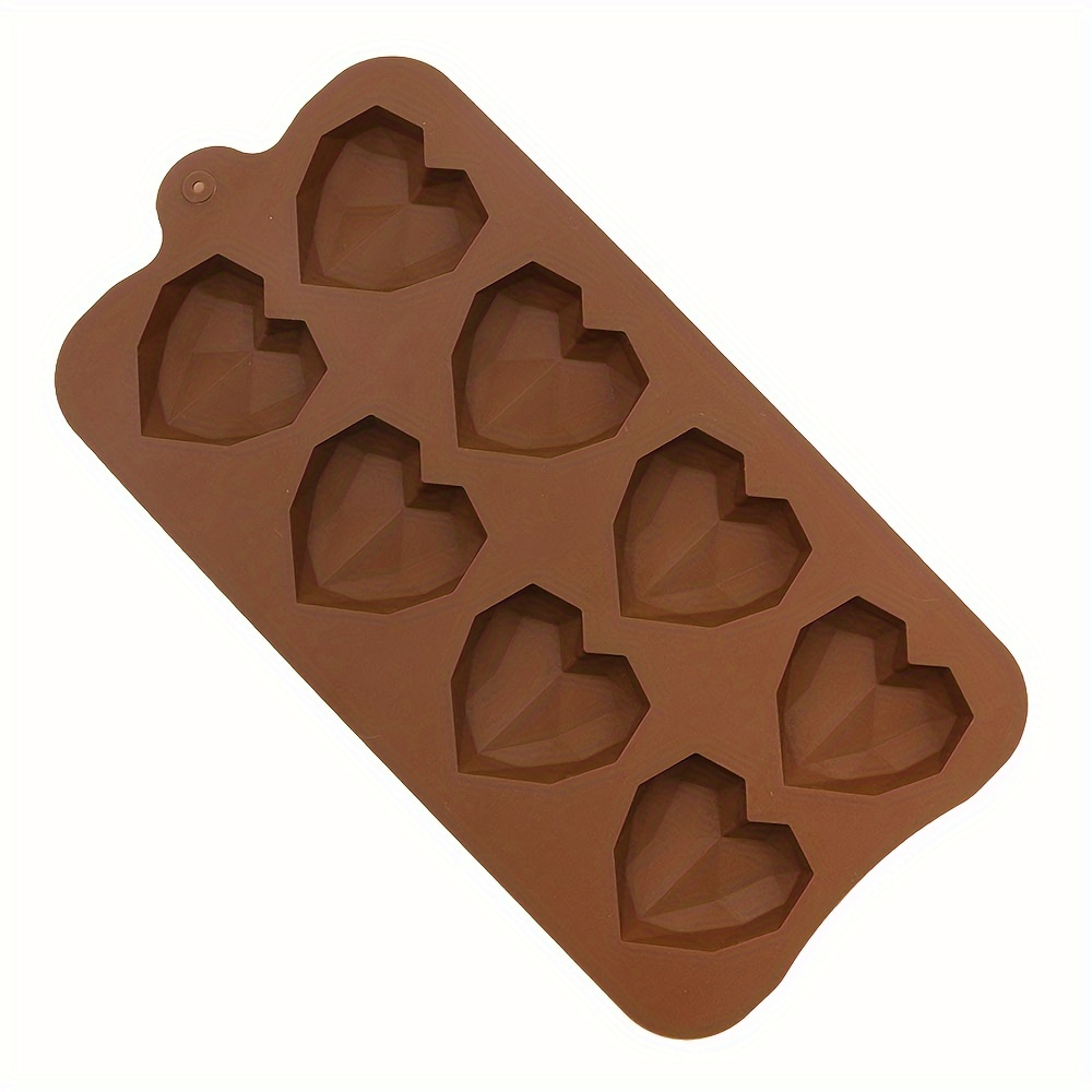 1  heart shaped chocolate mold 3d silicone mold candy mold pudding mold baking tools kitchen accessories valentines day decor details 6