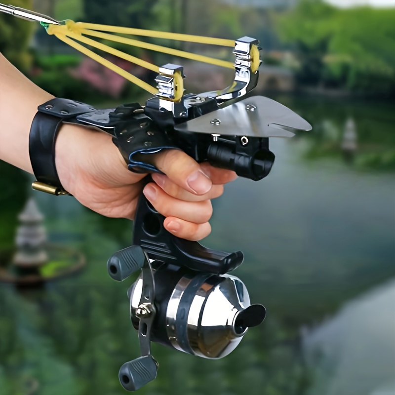 Piaoyu Fishing Slingshot Set New Fishing Rod Laser Sling Shot Use Fish Dart  Arrow Shooting Multi-Functional Automatic Fish Tool